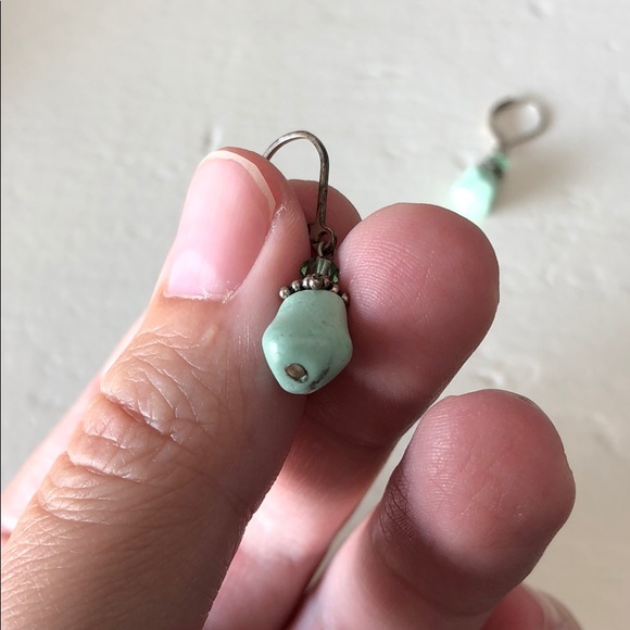 Marie Chavez Turquoise Drop Earrings - Picture 9 of 12